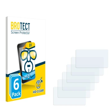 Front side of a product packaging with the brand logo BROTECT. Next to it is the corresponding screen protector.