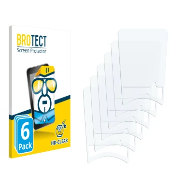 Front side of a product packaging with the brand logo BROTECT. Next to it is the corresponding screen protector.