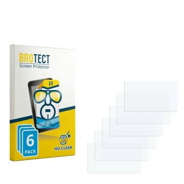 Front side of a product packaging with the brand logo BROTECT. Next to it is the corresponding screen protector.