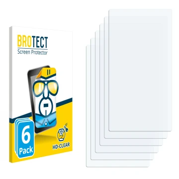 Front side of a product packaging with the brand logo BROTECT. Next to it is the corresponding screen protector.