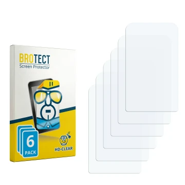 Front side of a product packaging with the brand logo BROTECT. Next to it is the corresponding screen protector.