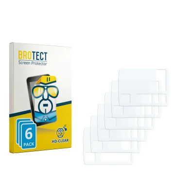 Front side of a product packaging with the brand logo BROTECT. Next to it is the corresponding screen protector.