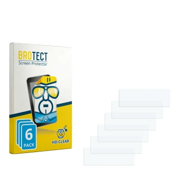 Front side of a product packaging with the brand logo BROTECT. Next to it is the corresponding screen protector.