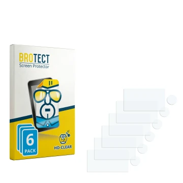 Front side of a product packaging with the brand logo BROTECT. Next to it is the corresponding screen protector.
