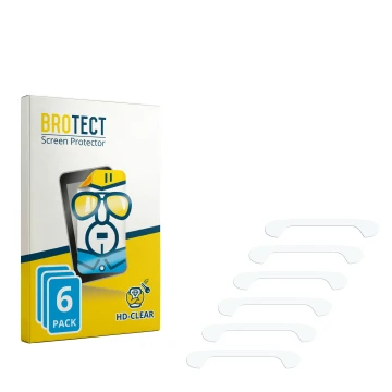 Front side of a product packaging with the brand logo BROTECT. Next to it is the corresponding screen protector.