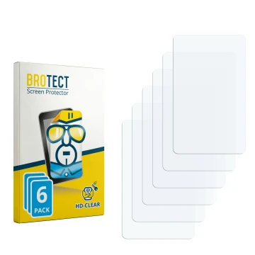 Front side of a product packaging with the brand logo BROTECT. Next to it is the corresponding screen protector.