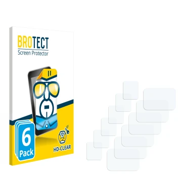 Front side of a product packaging with the brand logo BROTECT. Next to it is the corresponding screen protector.