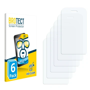Front side of a product packaging with the brand logo BROTECT. Next to it is the corresponding screen protector.