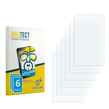 Front side of a product packaging with the brand logo BROTECT. Next to it is the corresponding screen protector.