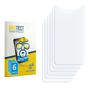 Front side of a product packaging with the brand logo BROTECT. Next to it is the corresponding screen protector.