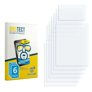 Front side of a product packaging with the brand logo BROTECT. Next to it is the corresponding screen protector.