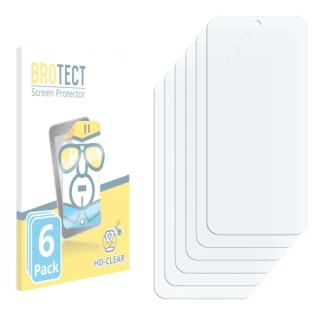 Front side of a product packaging with the brand logo BROTECT. Next to it is the corresponding screen protector.