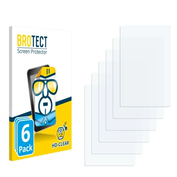 Front side of a product packaging with the brand logo BROTECT. Next to it is the corresponding screen protector.
