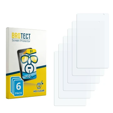 Front side of a product packaging with the brand logo BROTECT. Next to it is the corresponding screen protector.