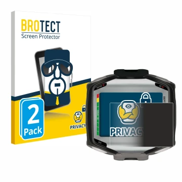 Front side of a product packaging with the brand logo BROTECT. Next to it is the device Mares Quad shown with the correspondin