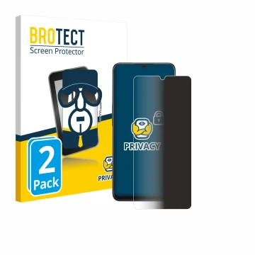 Front side of a product packaging with the brand logo BROTECT. Next to it is the device Oppo A91 shown with the corresponding 