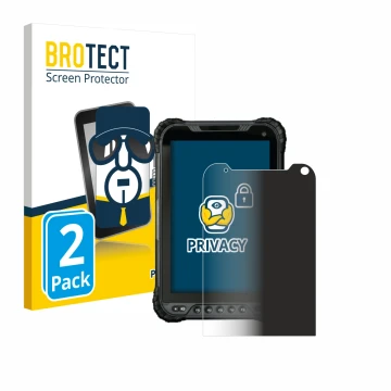 Front side of a product packaging with the brand logo BROTECT. Next to it is the device UniStrong UT30 8