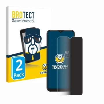 Front side of a product packaging with the brand logo BROTECT. Next to it is the device Motorola Moto G9 Play shown with the c