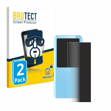 Front side of a product packaging with the brand logo BROTECT. Next to it is the device AGPtek A19X shown with the correspondi