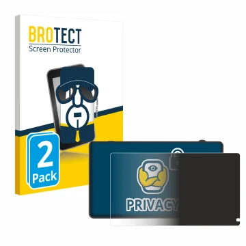 Front side of a product packaging with the brand logo BROTECT. Next to it is the device Feelworld LUT6 6