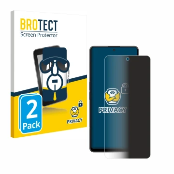 Front side of a product packaging with the brand logo BROTECT. Next to it is the device OnePlus Nord CE 3 Lite 5G shown with t