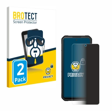 Front side of a product packaging with the brand logo BROTECT. Next to it is the device iiiF150 Raptor shown with the correspo