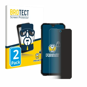 Front side of a product packaging with the brand logo BROTECT. Next to it is the device iiiF150 Air 1 Ultra Plus (2023) shown 