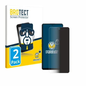 Front side of a product packaging with the brand logo BROTECT. Next to it is the device OnePlus Nord CE 3 Lite shown with the 