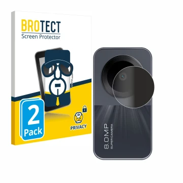 Front side of a product packaging with the brand logo BROTECT. Next to it is the device Xiaomi Redmi Pad SE (ONLY Camera) show