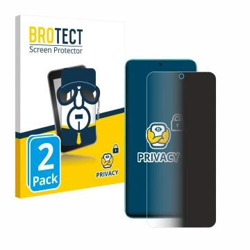 Front side of a product packaging with the brand logo BROTECT. Next to it is the device Honor X8A shown with the corresponding
