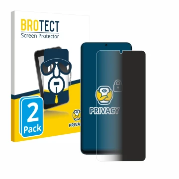 Front side of a product packaging with the brand logo BROTECT. Next to it is the device Oscal Modern 8 shown with the correspo