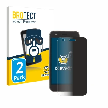 Front side of a product packaging with the brand logo BROTECT. Next to it is the device Soyes XS12 shown with the correspondin