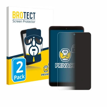 Front side of a product packaging with the brand logo BROTECT. Next to it is the device Nokia T10 (portrait) shown with the co