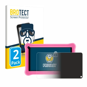 Front side of a product packaging with the brand logo BROTECT. Next to it is the device Sumtab K708 7.1