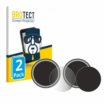 Front side of a product packaging with the brand logo BROTECT. Next to it is the device Numark NS4FX (Jog) shown with the corr