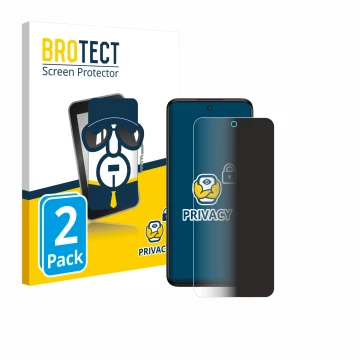 Front side of a product packaging with the brand logo BROTECT. Next to it is the device TCL 60R 5G shown with the correspondin