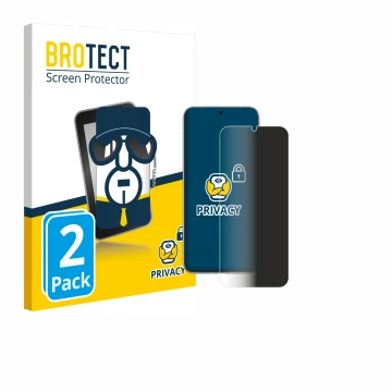 Front side of a product packaging with the brand logo BROTECT. Next to it is the device Huawei Pura 80 Ultra shown with the co