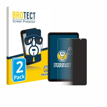 Front side of a product packaging with the brand logo BROTECT. Next to it is the device Blackview Zeno 1 8