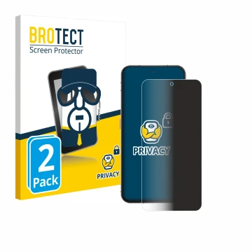 Front side of a product packaging with the brand logo BROTECT. Next to it is the device Oukitel WP210 5G shown with the corres