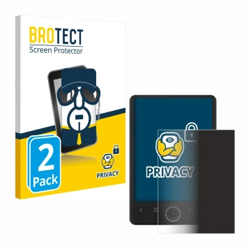 Front side of a product packaging with the brand logo BROTECT. Next to it is the device SPC Light 2 shown with the correspondi