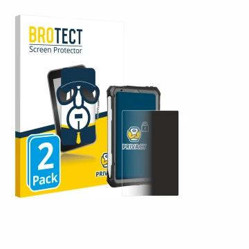 Front side of a product packaging with the brand logo BROTECT. Next to it is the device Apple iPad Mini 7 2024 (case-friendly)