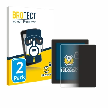 Front side of a product packaging with the brand logo BROTECT. Next to it is the device Peterson Strobostomp Mini shown with t