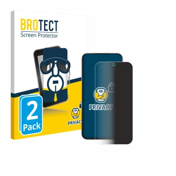Front side of a product packaging with the brand logo BROTECT. Next to it is the device Xiaomi 17 shown with the corresponding