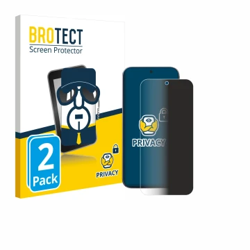 Front side of a product packaging with the brand logo BROTECT. Next to it is the device Xiaomi 17 Pro Max shown with the corre