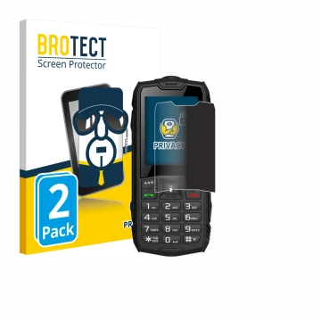 Front side of a product packaging with the brand logo BROTECT. Next to it is the device Hammer Rock shown with the correspondi