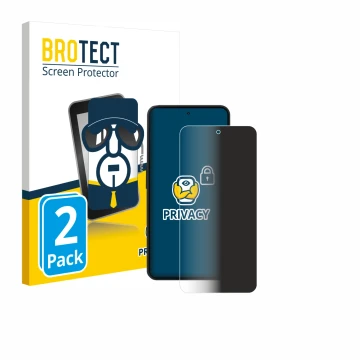 Front side of a product packaging with the brand logo BROTECT. Next to it is the device Nothing Phone (3a) Lite shown with the