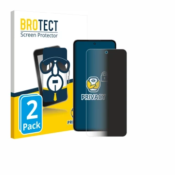 Front side of a product packaging with the brand logo BROTECT. Next to it is the device Nubia Neo 3 GT 5G shown with the corre