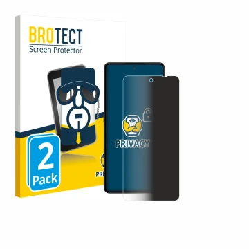 Front side of a product packaging with the brand logo BROTECT. Next to it is the device Gigaset GS6 Pro shown with the corresp