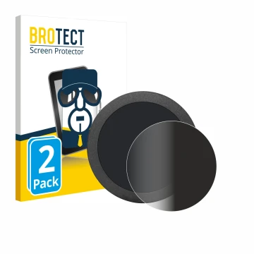 Front side of a product packaging with the brand logo BROTECT. Next to it is the device Elecrow Display 2.8