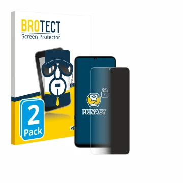 Front side of a product packaging with the brand logo BROTECT. Next to it is the device KXD 13C shown with the corresponding s